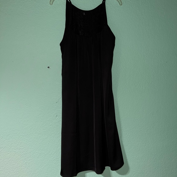 Source Unknown Dresses & Skirts - Black Dress with Lace Yoke